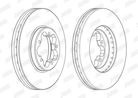 Диск гальмівний Jurid 563123J фото товару