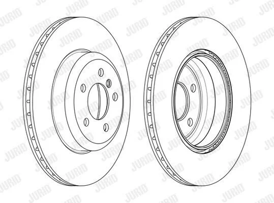 <strong>Гальмівний диск пер. BMW 3 (F30/F31/F34/F80)/4 (F33/F36/F83) 13- (345*66,2) компл. 2шт Jurid 563134JC (фото 1)</strong>