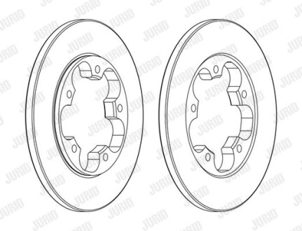 Диск гальмівний Jurid 563138JC фото товару