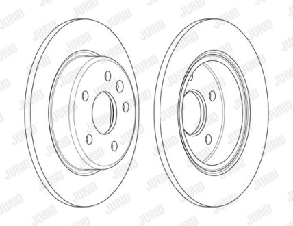 Диск гальмівний Jurid 563143JC фото товару