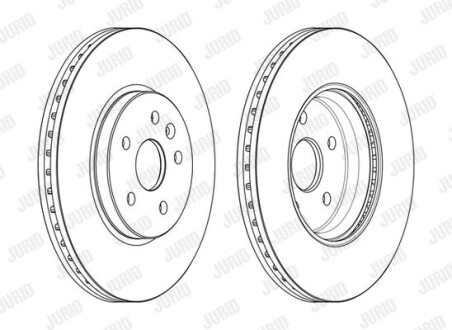Диск гальмівний Jurid 563145JC фото товара