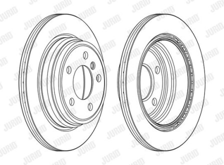 Диск гальмівний Jurid 563153JC фото товару