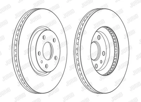 Диск гальмівний для Ford Jurid 563154JC фото товару