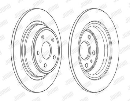Диск гальмівний Jurid 563155JC фото товару