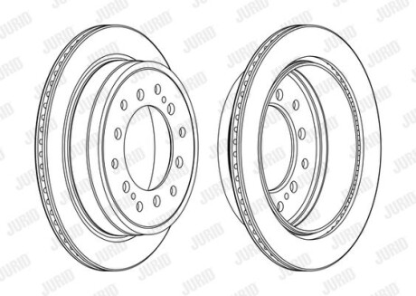 Диск гальмівний Jurid 563157JC фото товара