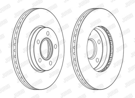 Диск гальмівний Jurid 563160JC фото товара