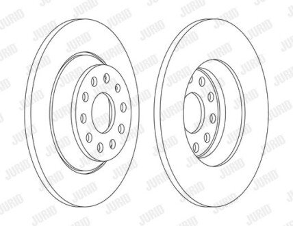 - Гальмівний диск Jurid 563168JC фото товара