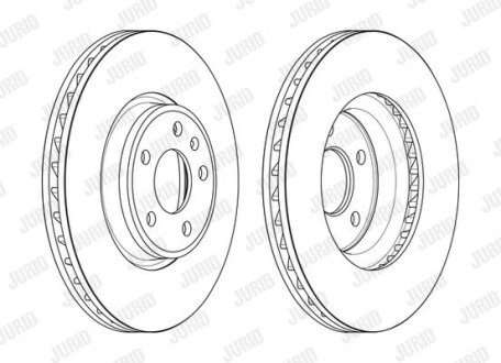Диск гальмівний Jurid 563174JC-1 фото товара