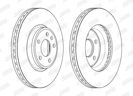 Диск гальмівний для Audi Jurid 563174JC-1 фото товару