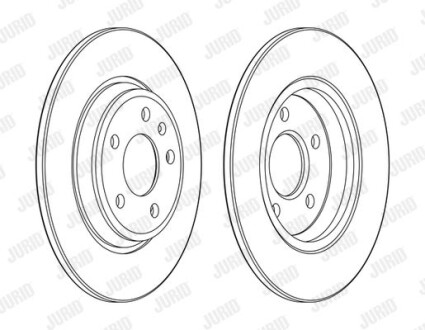 Диск гальмівний Jurid 563177JC фото товару