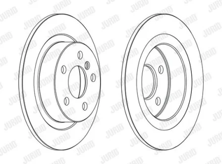 JURID BMW Гальмівний диск 1 (F40) 118 i 19-, 2 Active Tourer (F45) 214 d 14-18, X1 (F48) sDrive 18 i 15- для Mini, BMW Jurid 563190JC фото товару