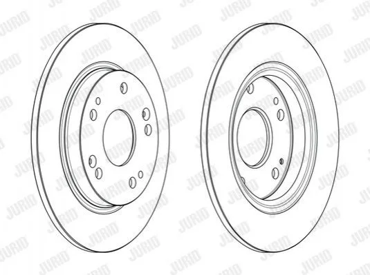<strong>JURID HONDA Гальмівний диск CR-Z (ZF) 1.5 IMA 10-13 Jurid 563242JC (фото 1)</strong>