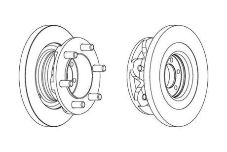 Диск гальмівний Jurid 567118J фото товара