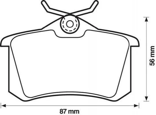 <strong>Колодки гальмівні дискові Jurid 571361J (фото 1)</strong>