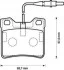 <strong>JURID DB Тормозные колодки задн.Vito, Peugeot 605 сист.ATE Jurid 571845J (фото 1)</strong>
