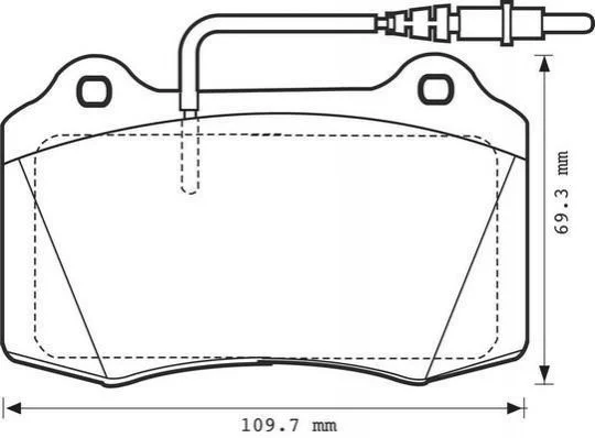 <strong>JURID PEUGEOT Тормозные колодки дисковые 406 1,9-3,0 95- Jurid 571999J (фото 1)</strong>