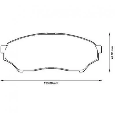 <strong>JURID MITSUBISHI Тормозные колодки передн.Pajero Pinin 94- Jurid 572499J (фото 1)</strong>