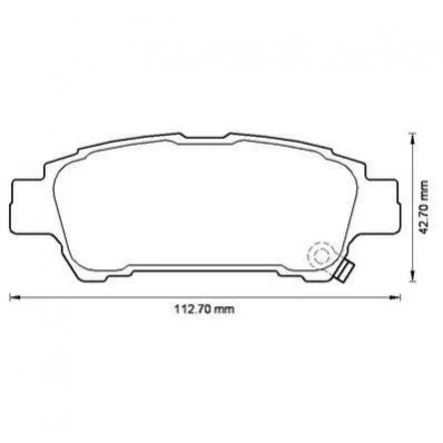 <strong>JURID TOYOTA Тормозные колодки задн. Avensis Verso 01-, Previa 00- Jurid 572512J (фото 1)</strong>
