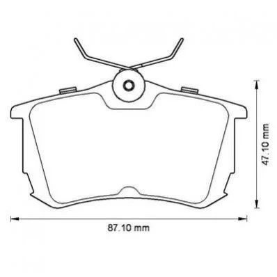 <strong>JURID TOYOTA Тормозные колодки задн. Corolla 1.4/1.9 00- Jurid 572520J (фото 1)</strong>