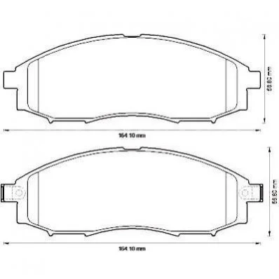 <strong>JURID NISSAN Тормозные колодки передн. Navara 02- Jurid 572551J (фото 1)</strong>