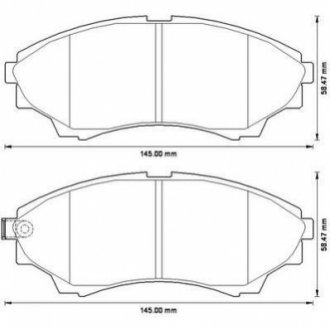 FORD Тормозные колодки передн.Ranger,Mazda BT-50 99- Jurid 572572J фото товара