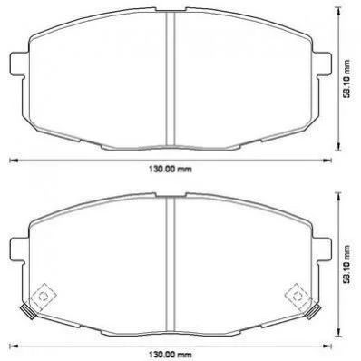 <strong>JURID HYUNDAI Гальмівні колодки пер. I30 07- KIA Ceed, Carens 02- Jurid 572577JC (фото 1)</strong>