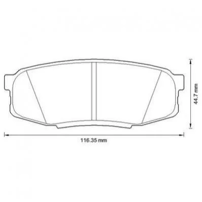 <strong>Гальмівні колодки зад. Toyota Land Cruiser 08- (advics) Jurid 572597J (фото 1)</strong>