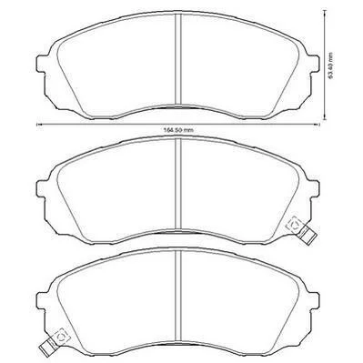 <strong>Колодки гальмівні дискові Jurid 572619J (фото 1)</strong>