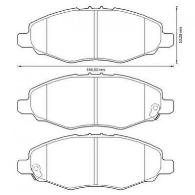 <strong>JURID TOYOTA Тормозные колодки передн.Hilux III 05- Jurid 572641J (фото 1)</strong>