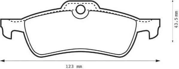 <strong>JURID Колодки тормозные задн. MINI Jurid 573056J (фото 1)</strong>