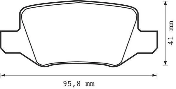 <strong>Гальмівні колодки зад. MB A-class (W168/W169) 97-12 (TRW) Jurid 573082J (фото 1)</strong>