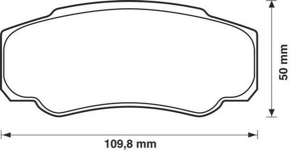 <strong>Колодки гальмівні дискові Jurid 573115J (фото 1)</strong>