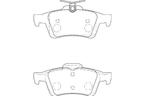 <strong>Колодки гальмівні дискові Jurid 573186D (фото 1)</strong>