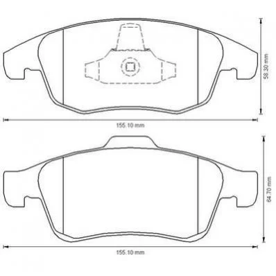 <strong>Колодки гальмівні дискові Jurid 573192JC (фото 1)</strong>