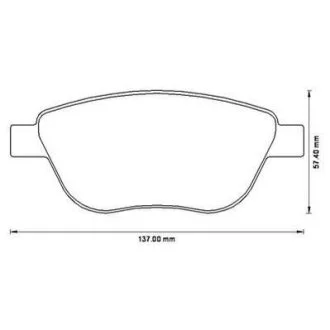 Колодки гальмівні дискові для Opel, Vauxhall Jurid 573205J фото товара