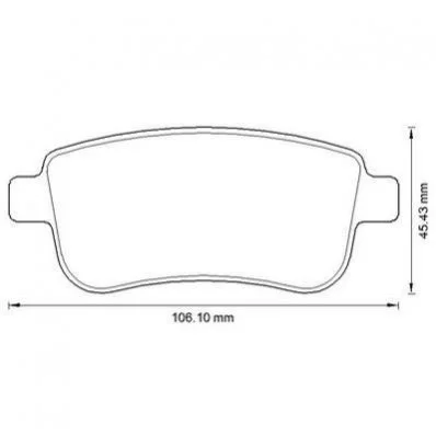 <strong>JURID RENAULT Тормозные колодки задн.Fluence 10-,Megane III,Scenic III 09- Jurid 573286J (фото 1)</strong>