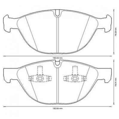 <strong>JURID BMW Гальмівні колодки пер X5/X6 E70/E71 Jurid 573317J (фото 1)</strong>