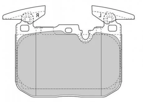 Гальмівні колодки пер. BMW 1 (F20)/3 (F30/F31/F80) 11-19 (Brembo) для BMW, Mini Jurid 573355J фото товару