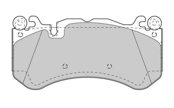 <strong>Гальмівні колодки пер. C205/W204/W205/W222/X166/X253/X290 (Brembo) Jurid 573425J (фото 1)</strong>