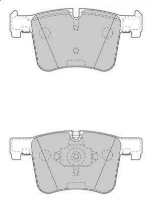<strong>Гальмівні колодки пер. BMW 1/2/3/4/X3/X4 10- Jurid 573432J (фото 1)</strong>