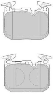 Гальмівні колодки пер. BMW 1 (F20)/3 (F30/F31/F80) 11-19 (Brembo) для Jurid 573602J фото товару