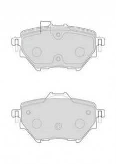 Гальмівні колодки зад. Citroen C4/Peugeot 308 II 13- (Bosch) для Jurid 573605J фото товару