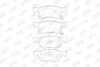 <strong>JURID OPEL Колодки гальмівні перед. Astra K Jurid 573701J (фото 1)</strong>