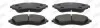 <strong>JURID CHEVROLET Тормозные колодки передн.Lacetti, Epica 2.0 Jurid 573718J (фото 2)</strong>