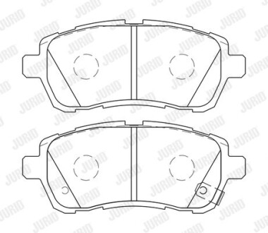 Колодки гальмівні дискові Jurid 573745J фото товара
