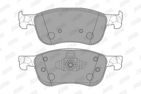 Колодки гальмівні дискові для Ford Jurid 573779J фото товару