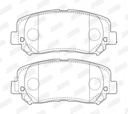 <strong>JURID JEEP К-т пер. торми. колодок Cherokee 13- Jurid 573787J (фото 1)</strong>