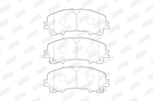 <strong>JURID NISSAN Колодки торм. пер. X-Trail 1.6dCi 13-,Infiniti Q50 Jurid 573789J (фото 1)</strong>