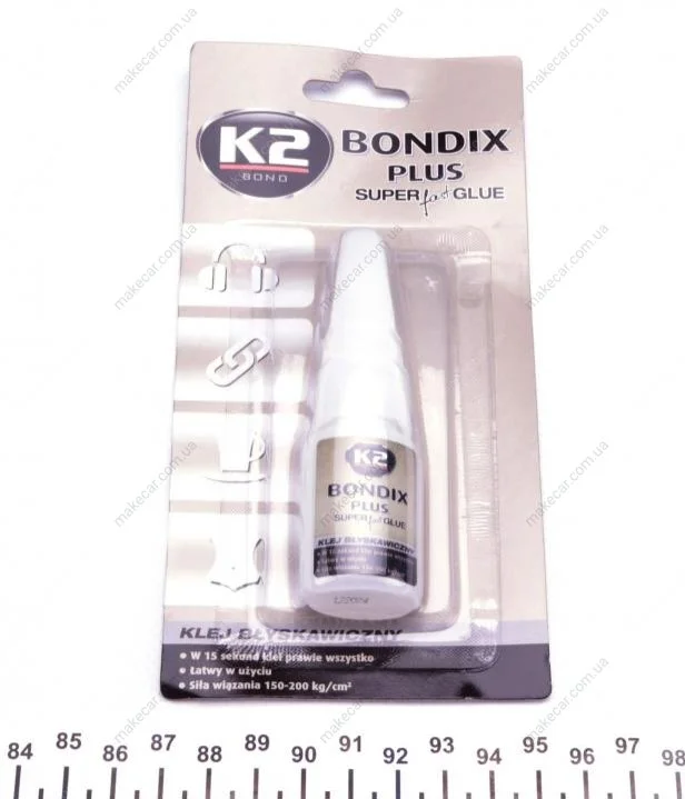 <strong>Bondix Plus 10g Суперклей 15 сек K2 B101 (фото 1)</strong>