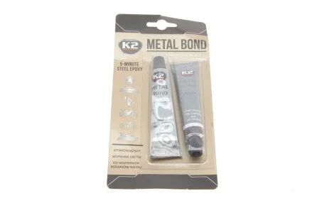 Епоксидний двокомпонентний клей / BOND METAL BOND 56,7G для K2 B116 фото товару